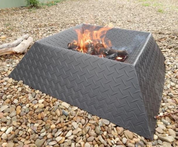 how to make a cool and compact fire pit
